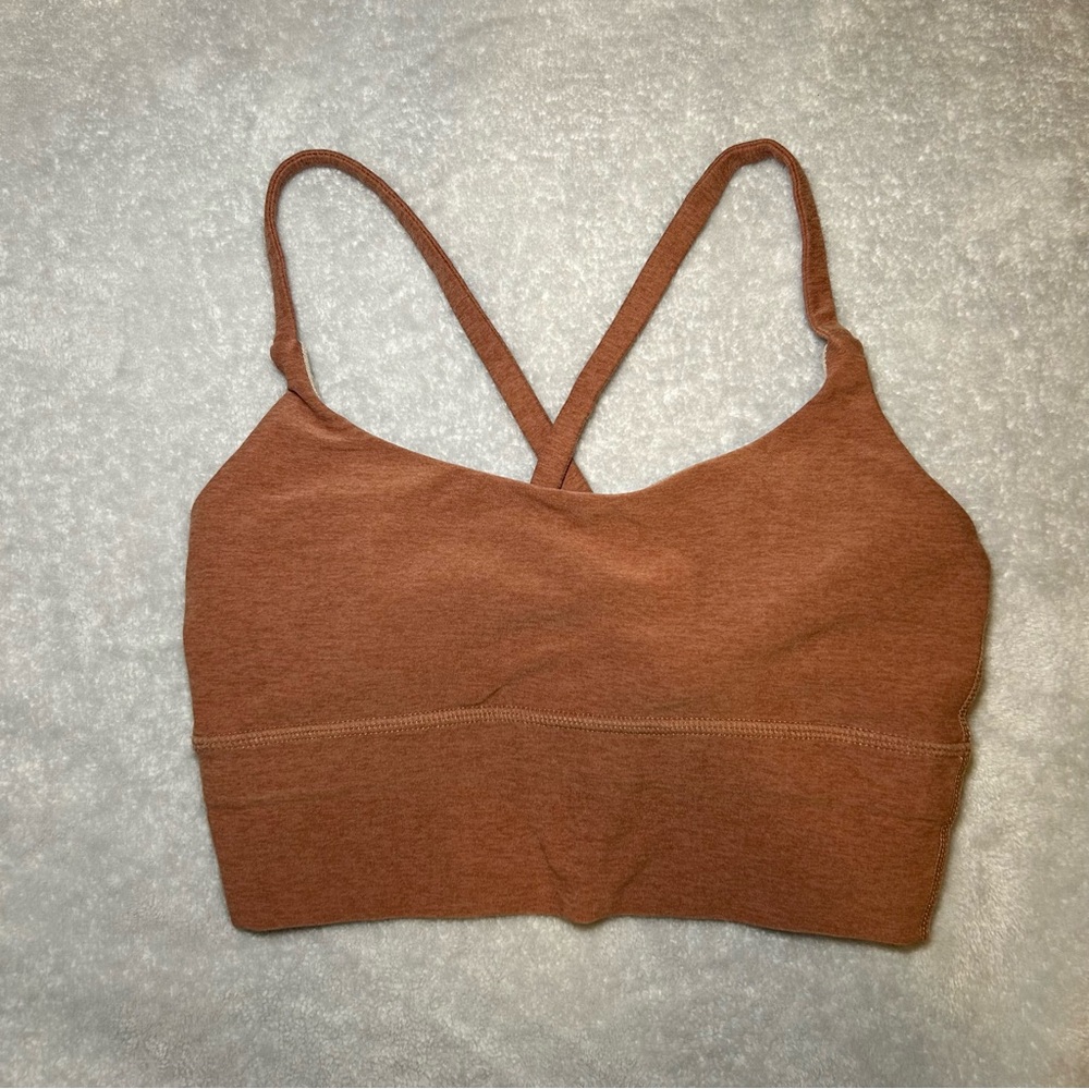 Vuori Long Line Elevation Bra Orange Size Extra Small - Picture 2 of 4